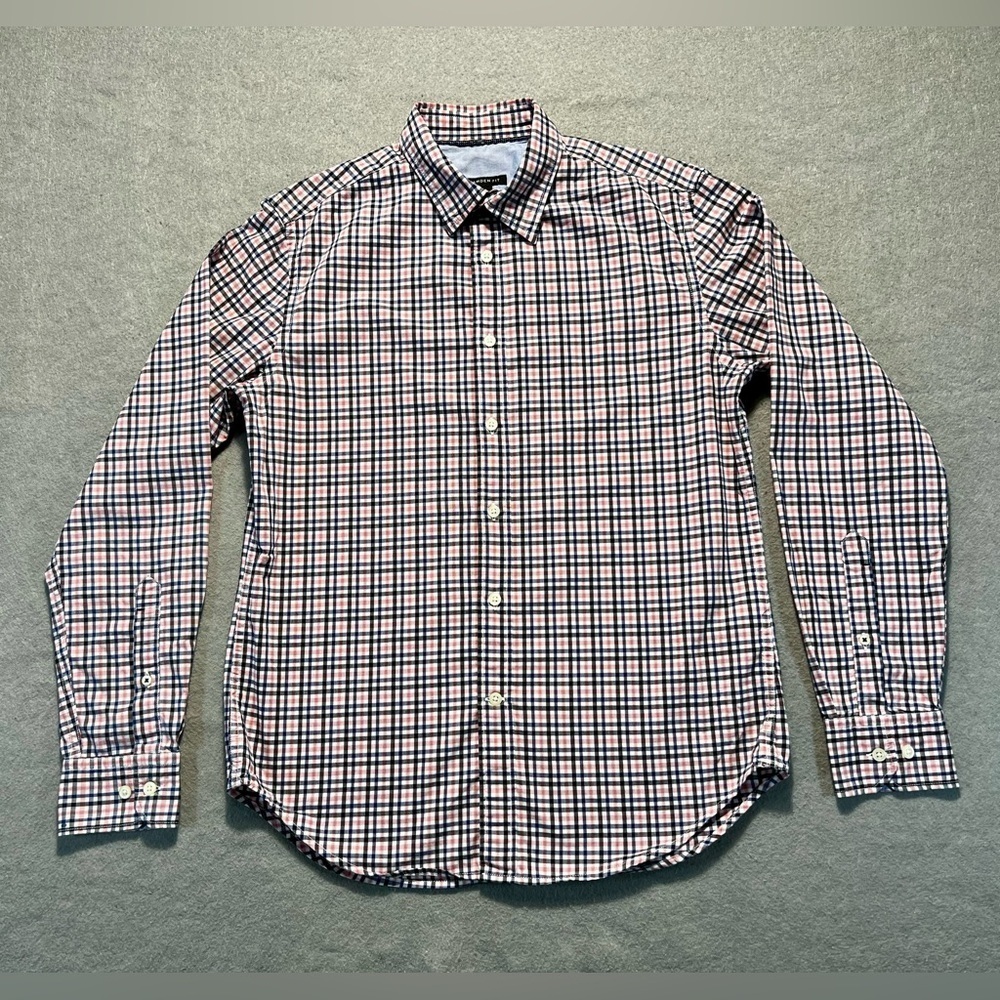Banana Republic Camden Fit Shirt Men’s Small Check Button Up Long Sleeve - Picture 1 of 6